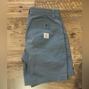 Howler Brothers Bros Gray Men's Clarksville Walk Shorts size 32